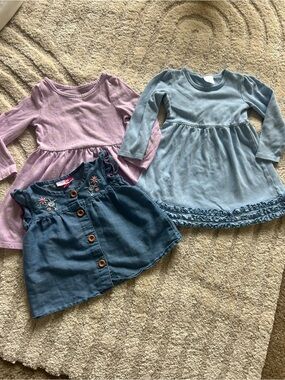 Toddler Girls Dress Bundle 3T Cat & Jack ARB Blanks
